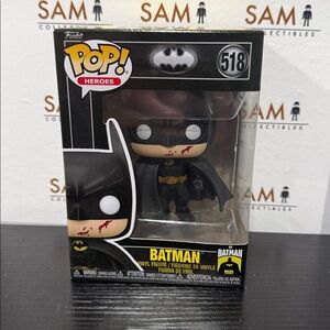 Funko Pop! Batman 85th Anniversary Batman Bloody 518 DC Comics + Protector
